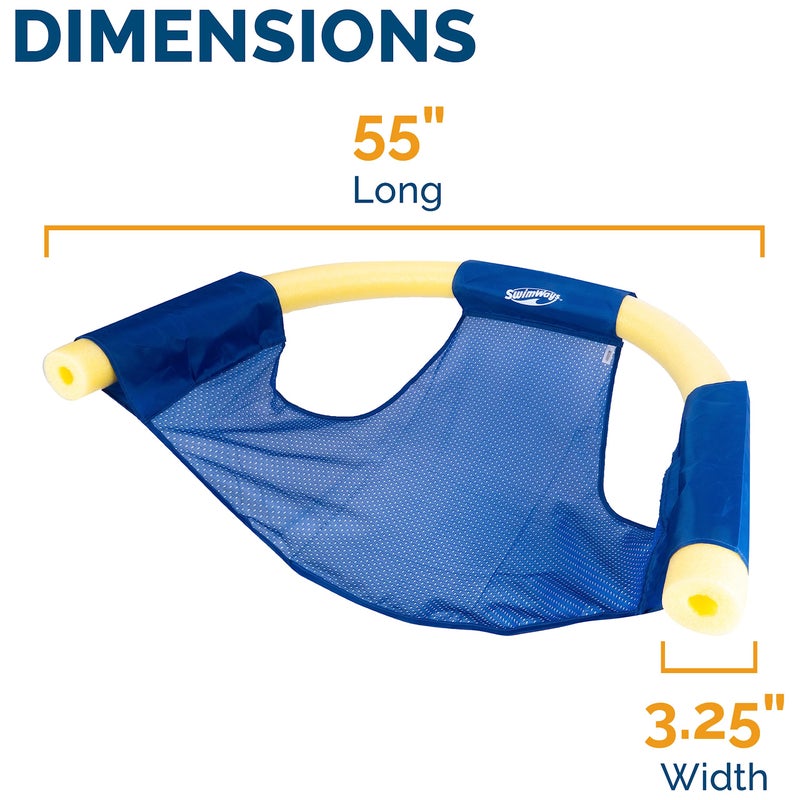 SwimWays Noodle Sling - Floating Pool Chair (Styles and Colors May Vary) - Image 4
